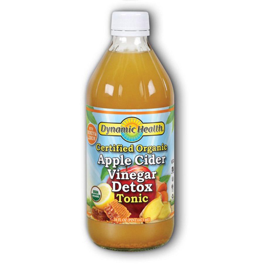 Dynamic Health Apple Cider Vinegar Detox Tonic (Glass) 16 fl. oz.