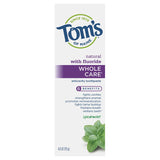 Tom's of Maine Spearmint Fluoride Whole Care Toothpaste 4 oz.
