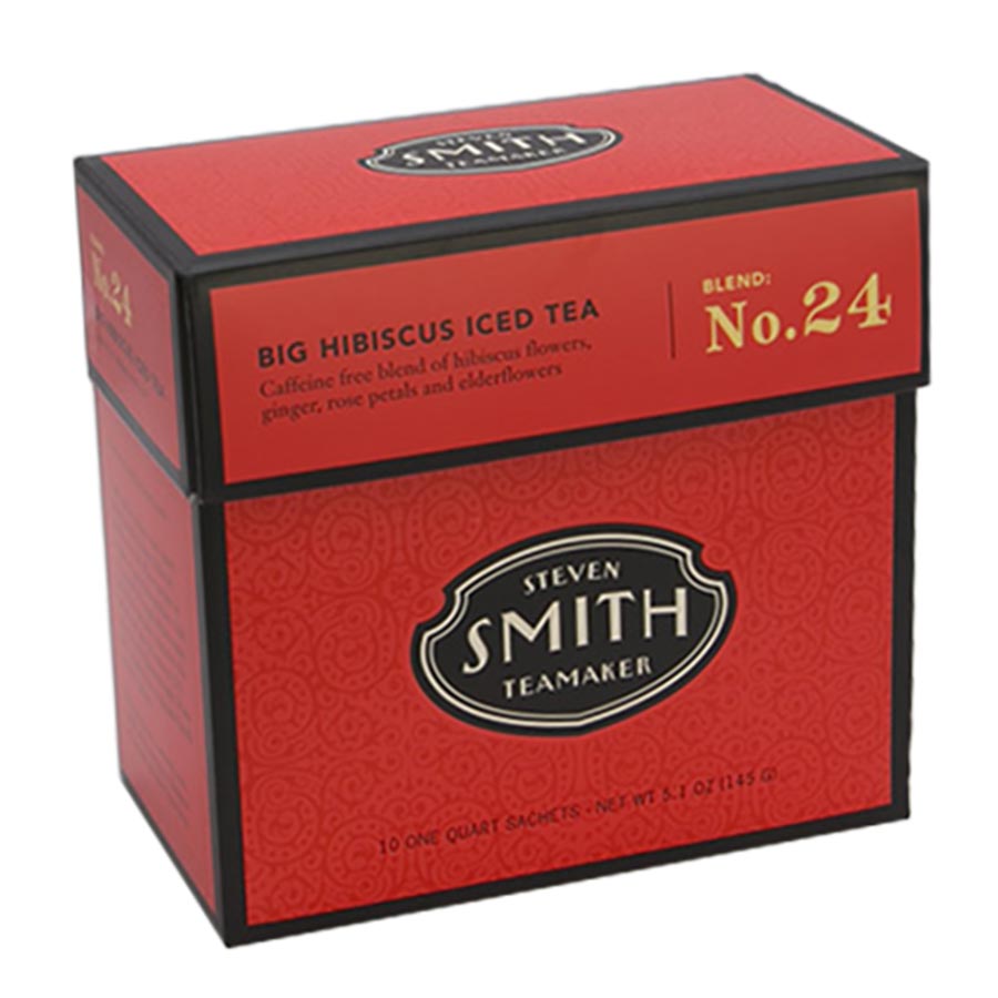 Smith Tea Big Hibiscus Iced Herbal Tea 10 bags