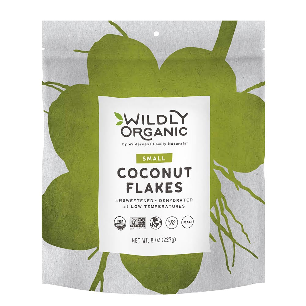 Wildly Organic Unsweetened Coconut Flakes 8 oz.