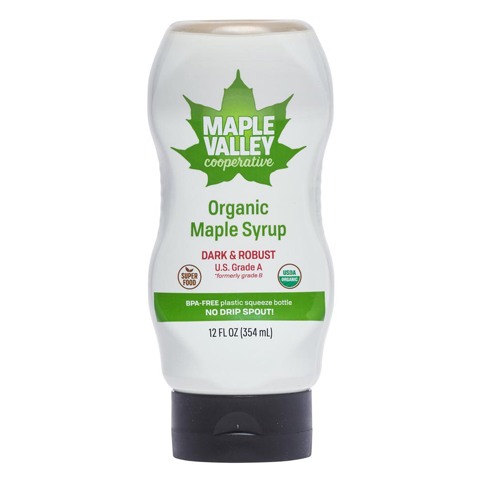Maple Valley Cooperative Dark & Robust Organic Maple Syrup 12 fl. oz.