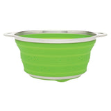 Harold Import Company Green Collapsible Silicone Colander 9.5"