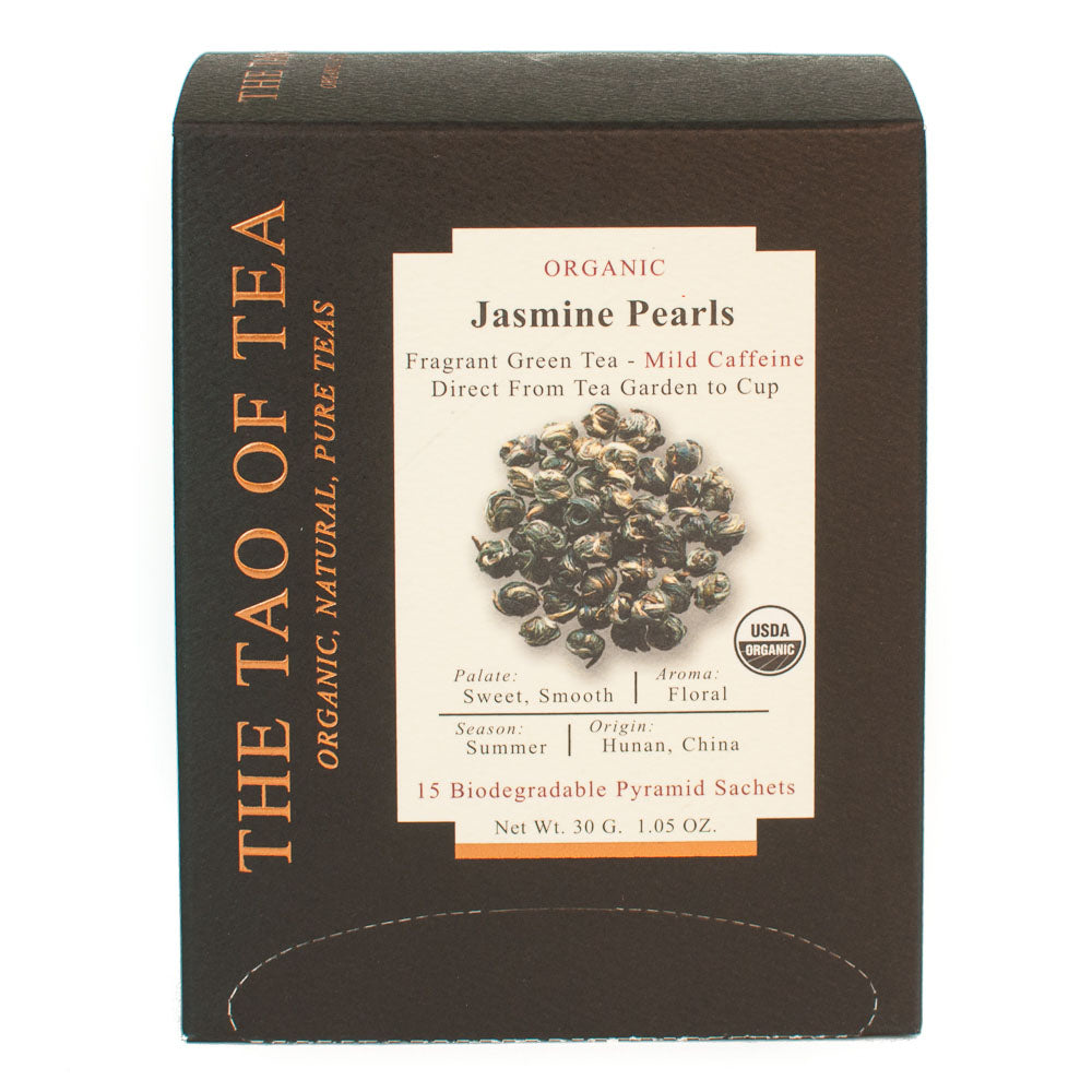 The Tao of Tea Jasmine Pearl Pyramid Sachets 15 count
