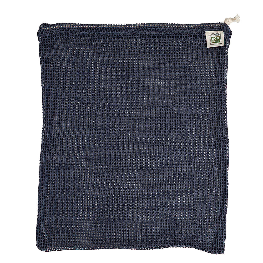 ECOBAGS Storm Blue Drawstring Net Reusable Bags 12 x 15