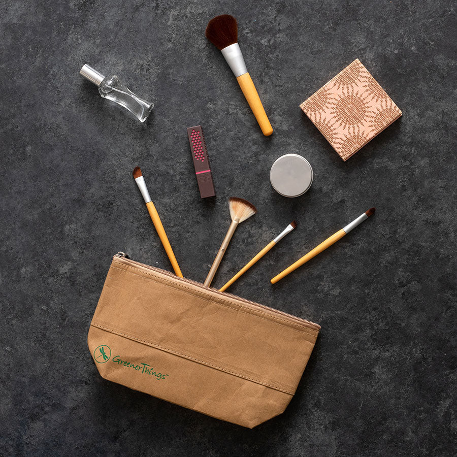 Greener Things Kraft Paper Insulated Zipper Pouch