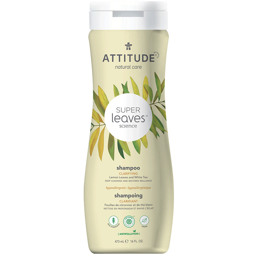 Attitude Clarifying Lemon Leaves & White Tea Shampoo 16 fl. oz.