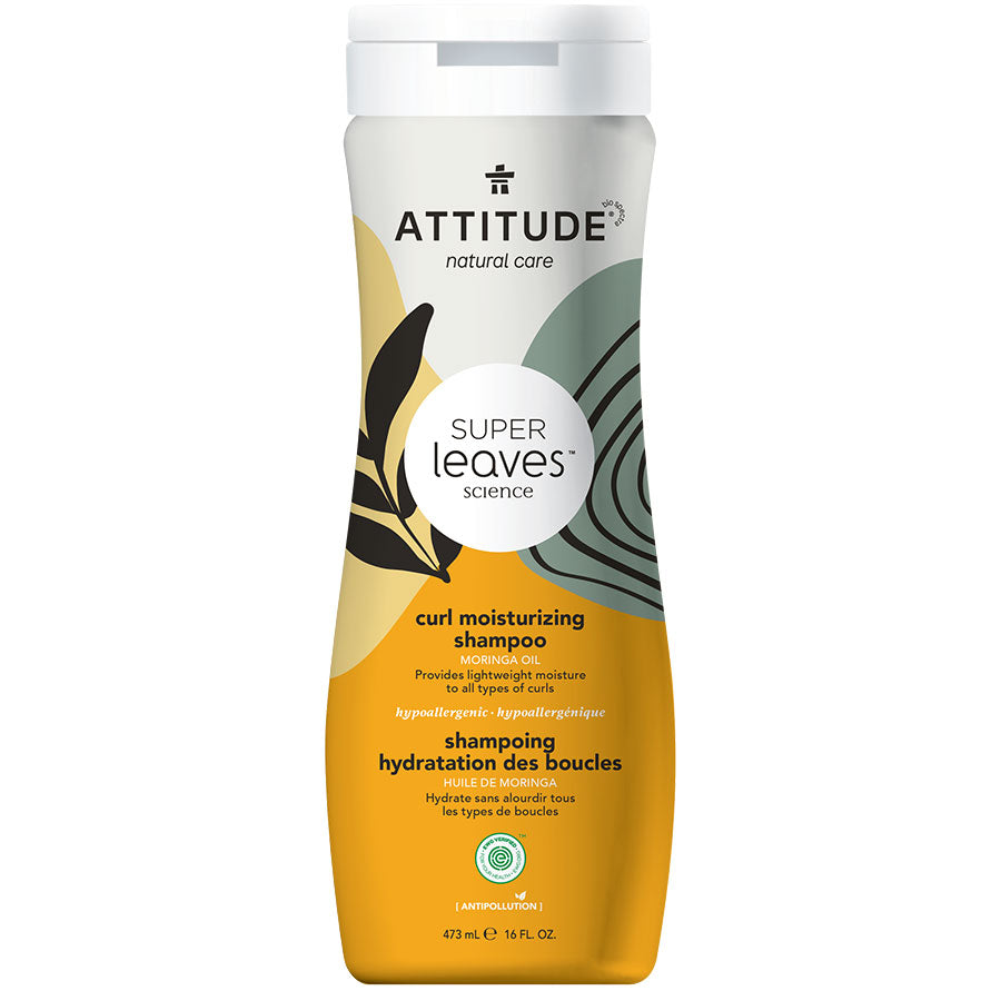 Attitude Curl Moisturizing Moringa Oil Shampoo 16 fl. oz.