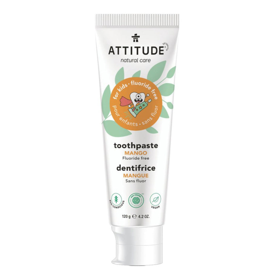 Attitude Flouride-Free Mango Kids Toothpaste 4.2 fl. oz