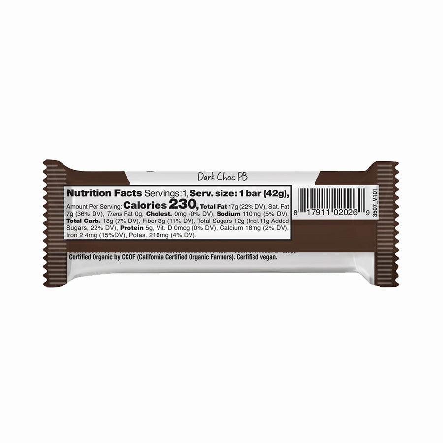 OCHO Candy Organic Peanut Butter Dark Chocolate Bar 1.5 oz.
