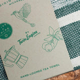 Origin Creations Flagship Green Eco-Dyed Cotton Tea Towel