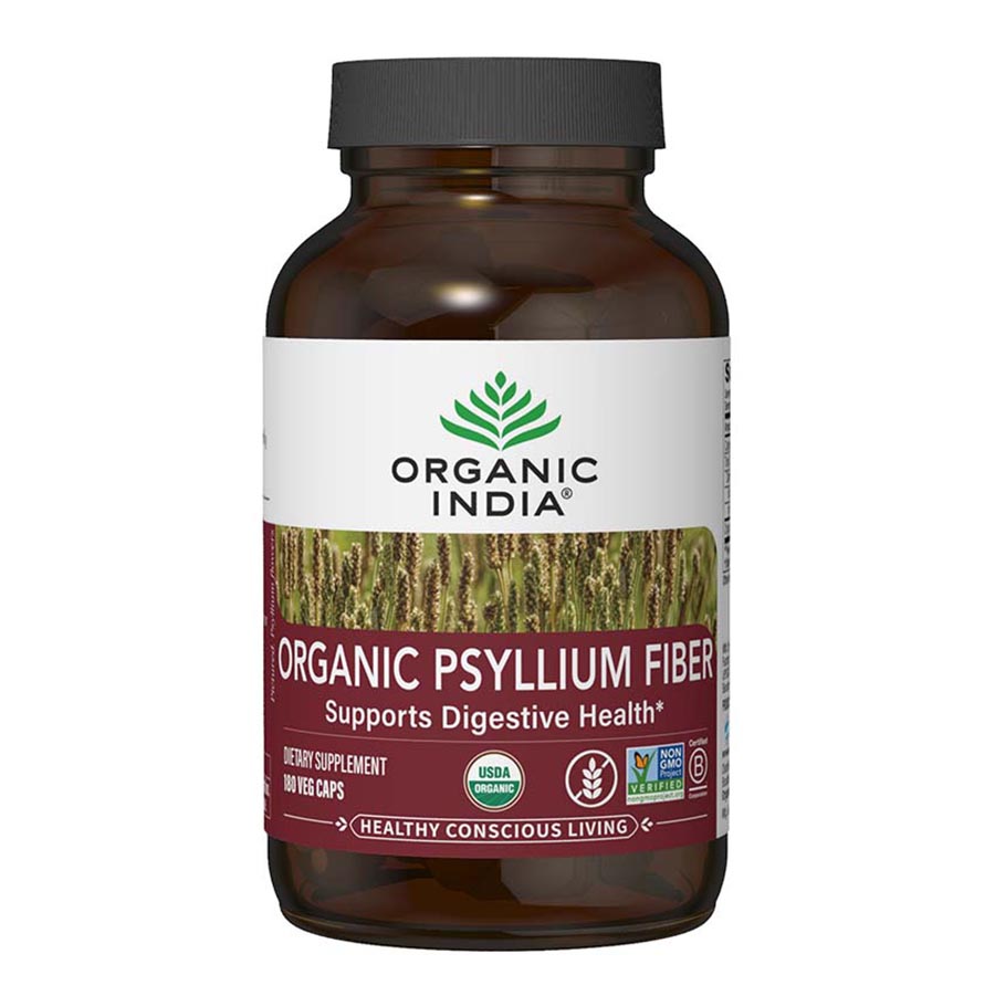 Organic India Psyllium Capsules 180 veggie capsules