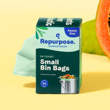 Repurpose Compostable 3 Gallon Small Bin Bags 50 count