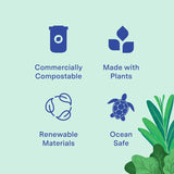 Repurpose Compostable Marine Degradable PHA Straws 50 count