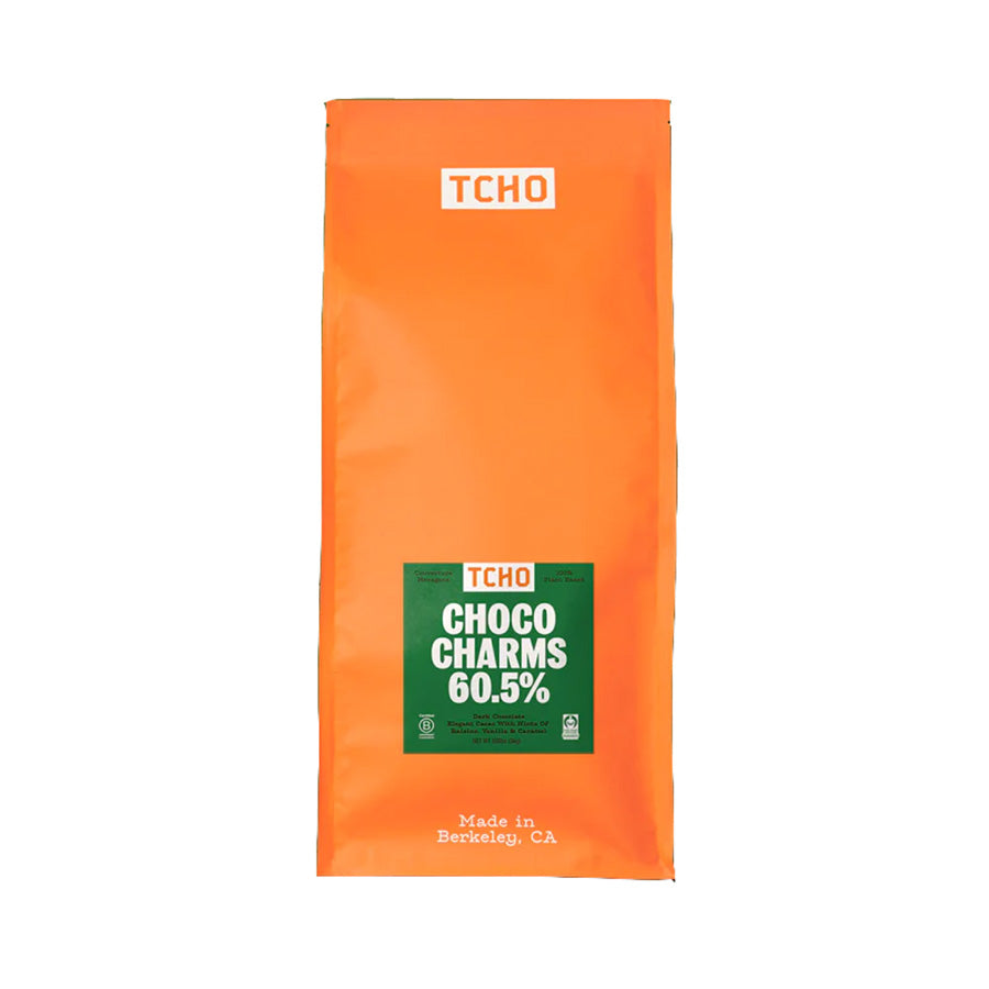 TCHO Choco Charms 60.5% Dark Baking Chocolate 6.6 lb