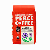 Peace Coffee Ground Decaf Morning Glory Blend 12 oz