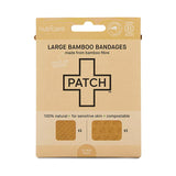 Patch Large Natural Bamboo Bandages 10 count