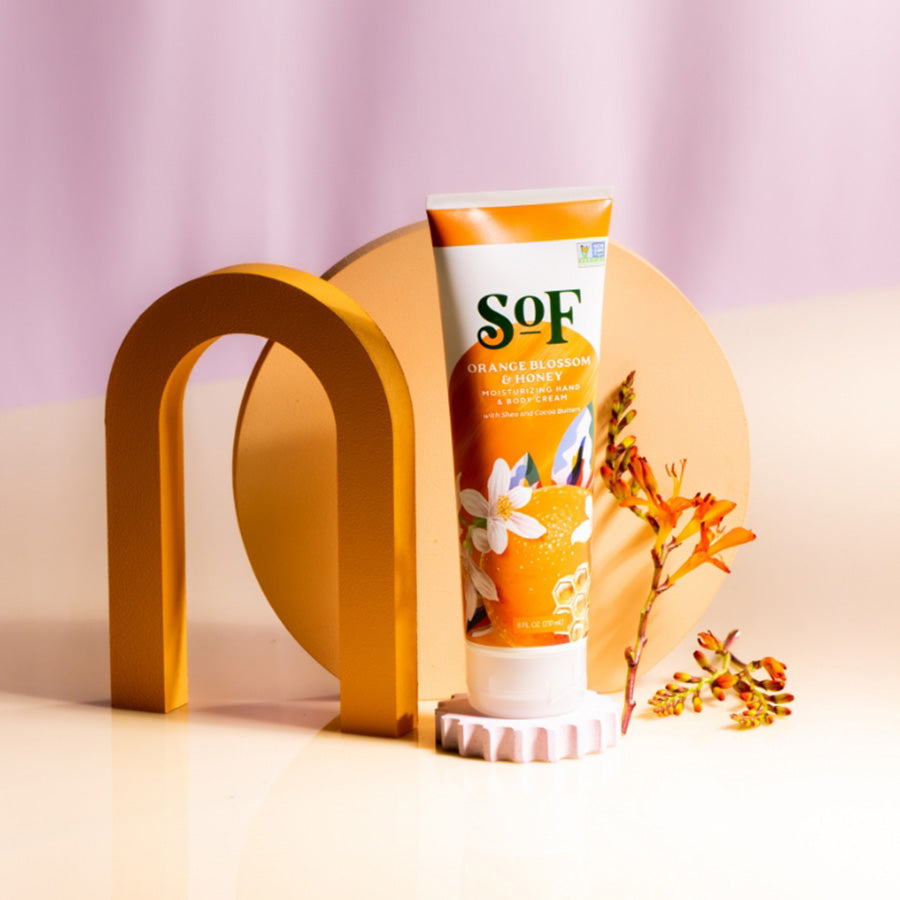 South of France Orange Blossom and Honey Moisturizing Hand and Body Cream 8 fl. oz.