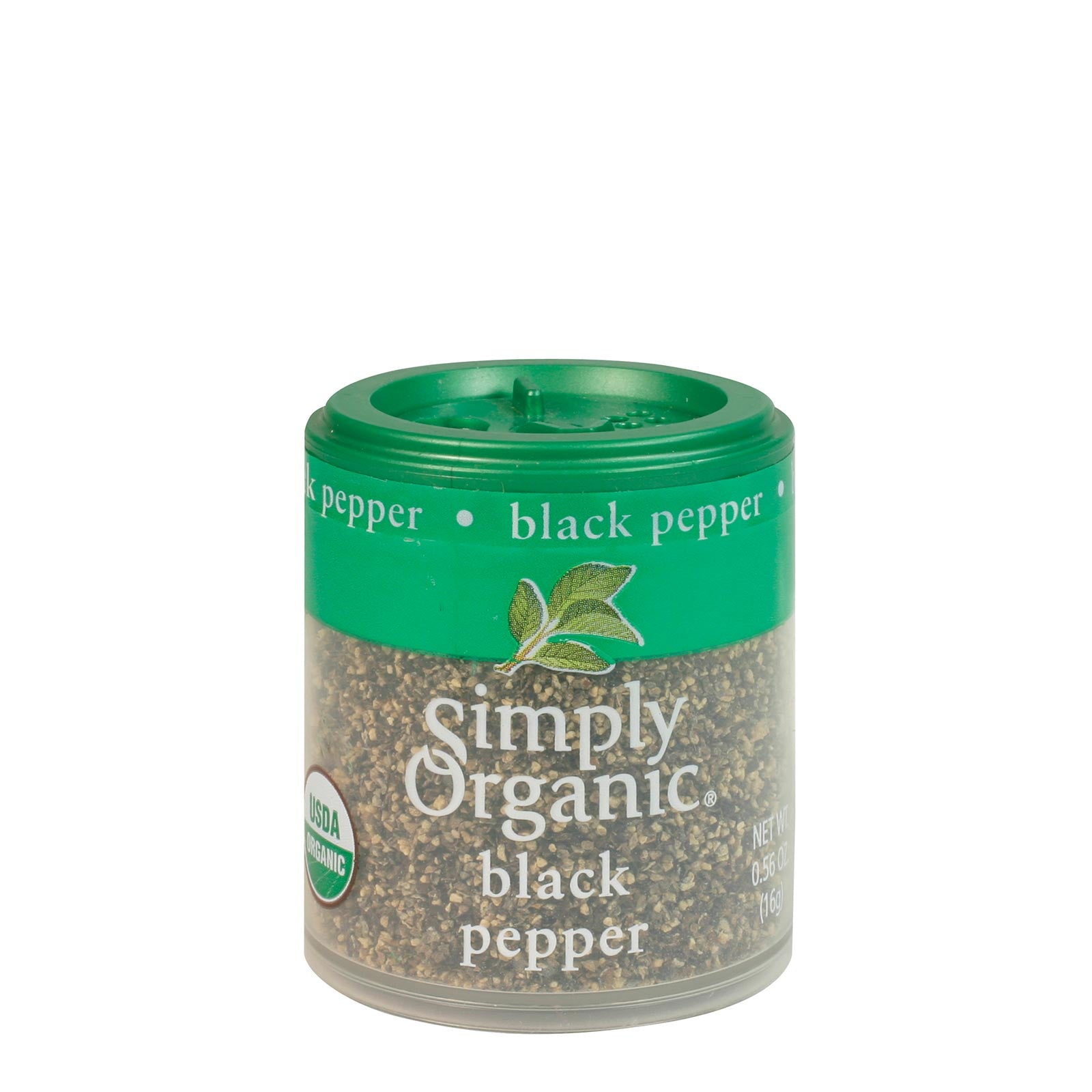 Simply Organic Black Pepper Medium Grind 0.56 oz.