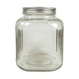 Gallon Square Wide-Mouth Jar with Lid 1 gallon
